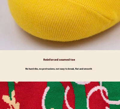 Calcetines Divertidos Hamburguesa Navideña - Regalo Perfecto para Fiestas - Image 17