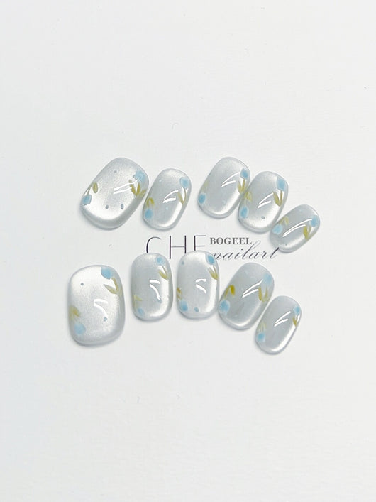 Uñas Postizas Cortas para Verano - Image 12