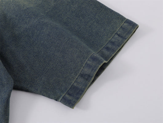 Playera Tie-dye Degradado en Denim para Hombre - Image 23