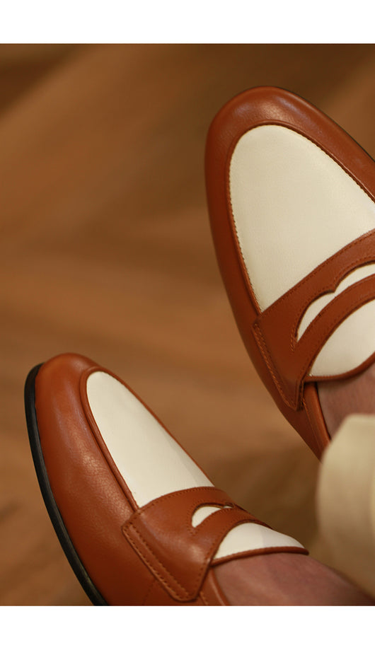 Zapatos Casuales de Cuero Champagne para Hombre - Estilo Moderno - Image 11