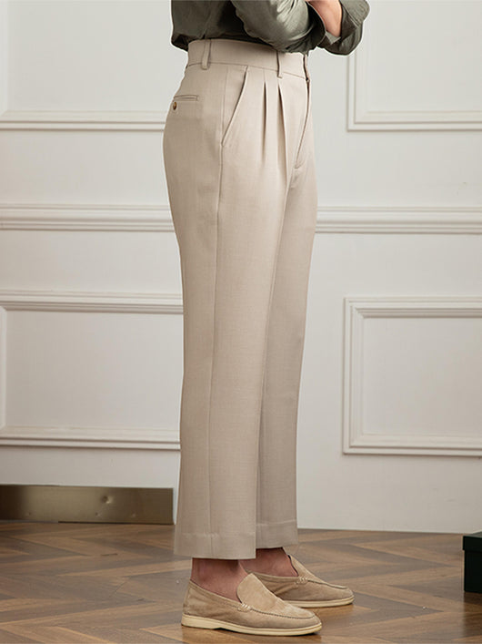 Pantalones Formales Británicos para Hombre - Estilo Ejecutivo Versátil - Image 15