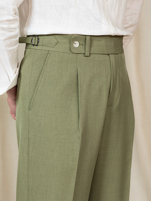 Pantalones Retro Británicos de Cintura Alta - Estilo Casual Elegante - Image 28