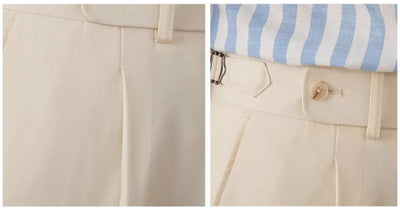 Pantalones Retro Británicos de Cintura Alta - Estilo Casual Elegante - Image 30