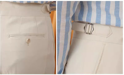 Pantalones Retro Británicos de Cintura Alta - Estilo Casual Elegante - Image 32