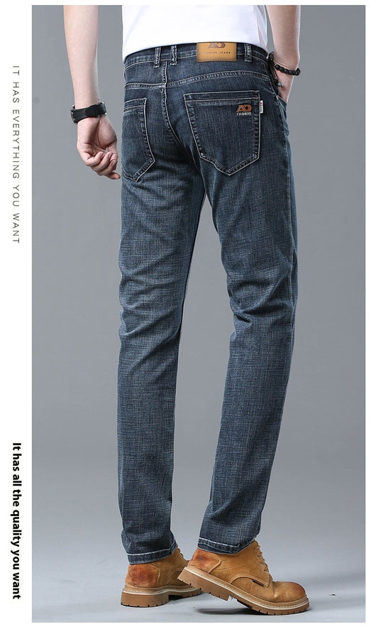 Jeans Rectos Sueltos de Seda de Hielo para Verano - Image 24
