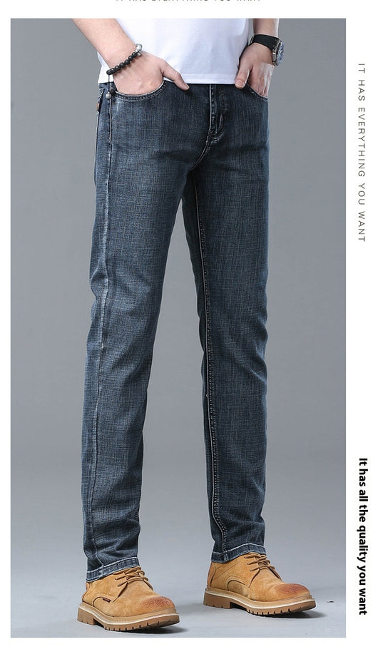 Jeans Rectos Sueltos de Seda de Hielo para Verano - Image 27