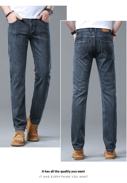 Jeans Rectos Sueltos de Seda de Hielo para Verano - Image 29