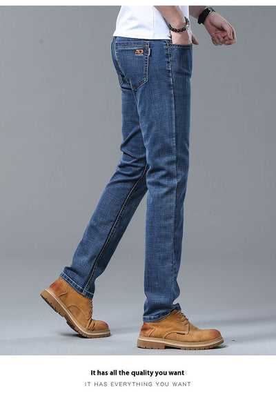 Jeans Rectos Sueltos de Seda de Hielo para Verano - Image 30