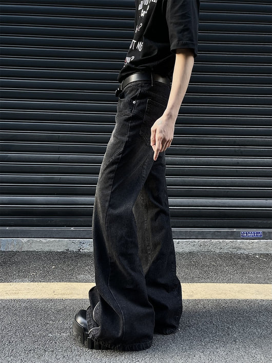 Pantalones Vaqueros Acampanados con Doble Cierre - Corte Holgado y Pierna Ancha - Image 15