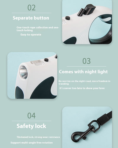 Correa Retráctil Automática para Mascotas con Luz LED - Image 20