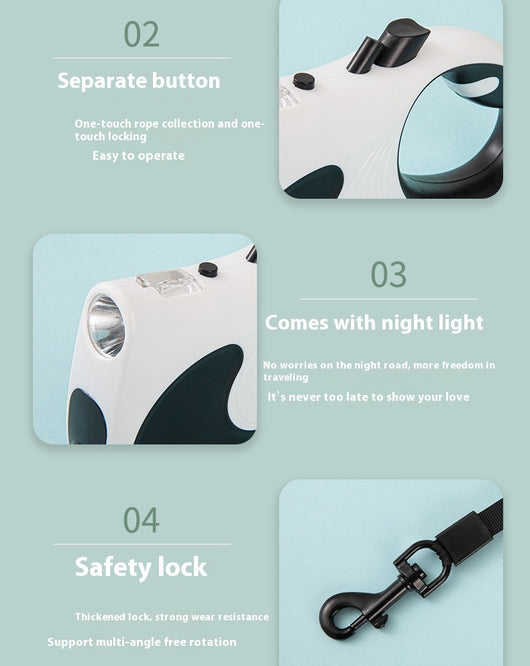 Correa Retráctil Automática para Mascotas con Luz LED - Image 20