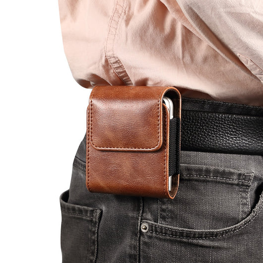 Bolsa de Cintura de Cuero con Pantalla Abatible para Teléfono - Image 23