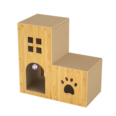 Rascador Corrugado Multifuncional 2 en 1 para Gatos - Image 13