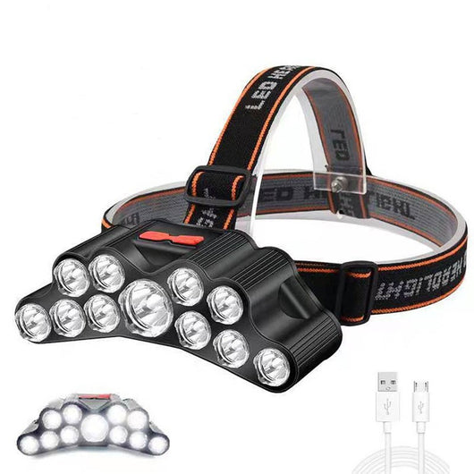 Linterna Frontal LED Impermeable para Pesca Nocturna - Image 21