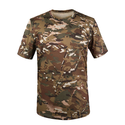 Camiseta Outdoor Masculina de Manga Corta Transpirable y Secado Rápido - Image 8
