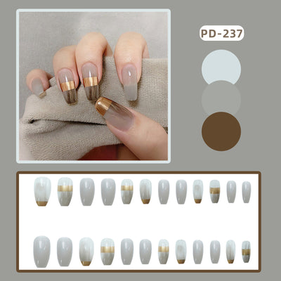 Uñas Postizas Adhesivas Efecto Ballet Esmerilado - Manicura Perfecta Lista para Usar - Image 48