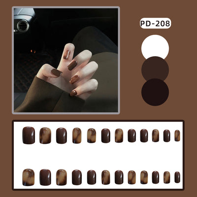 Uñas Postizas Adhesivas Efecto Ballet Esmerilado - Manicura Perfecta Lista para Usar - Image 68