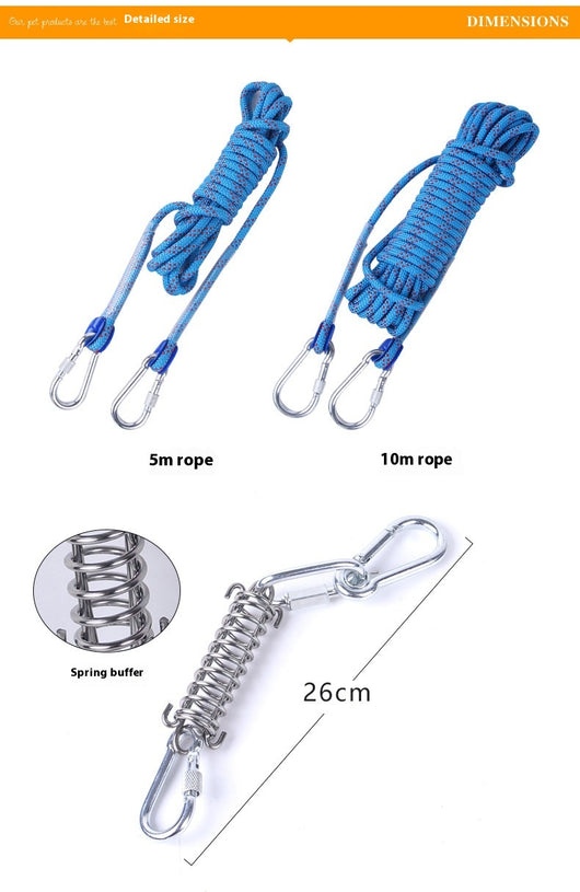 Juguete Interactivo para Perro de Acero Inoxidable con Suspensión por Resorte - Image 32