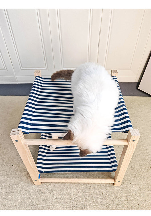 Cama Hamaca Doble para Gatos - Estructura de Madera Maciza con Niveles Separables - Image 26
