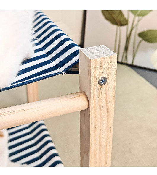 Cama Hamaca Doble para Gatos - Estructura de Madera Maciza con Niveles Separables - Image 30