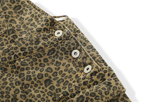Pantalones Denim con Tirantes Estampado Leopardo Hombre Moda Urbana - Image 21