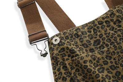 Pantalones Denim con Tirantes Estampado Leopardo Hombre Moda Urbana - Image 24