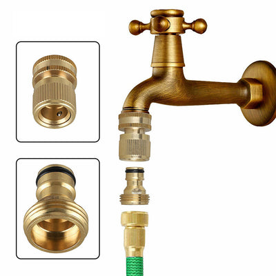 Juego de Conexiones Rápidas de Latón 3/4" para Tuberías de Agua - Image 8