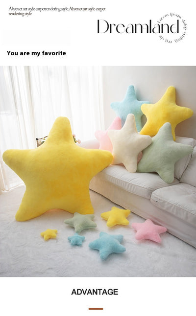 Almohada de Peluche Suave con Patrón de Estrellas - Regalo Perfecto Soft Girl - Image 43