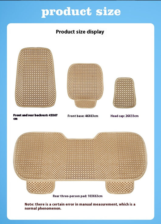 Cojín Refrigerante de Seda de Hielo para Auto - Diseño Minimalista - Image 31