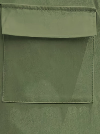 Pantalones Casual con Tirantes de Colores Sólidos para Hombre - Image 27