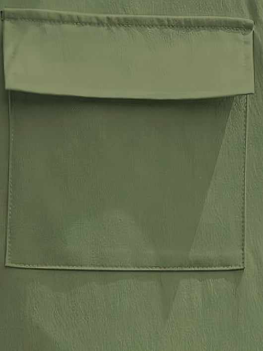 Pantalones Casual con Tirantes de Colores Sólidos para Hombre - Image 27