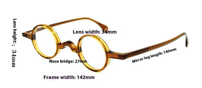 Gafas Retro Redondas Pequeñas 34mm - Estilo Vintage Clásico - Image 15