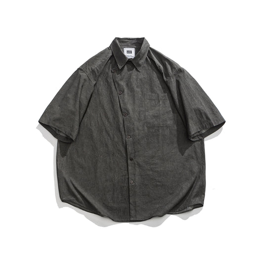 Camisa Casual Japonesa Efecto Desgastado - Estilo Trendy - Image 22