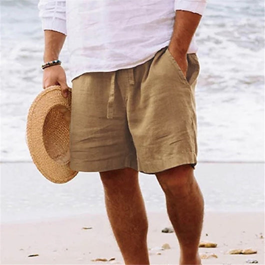 Shorts de Playa Casuales con Cordón y Bolsillos para Hombre - Image 16