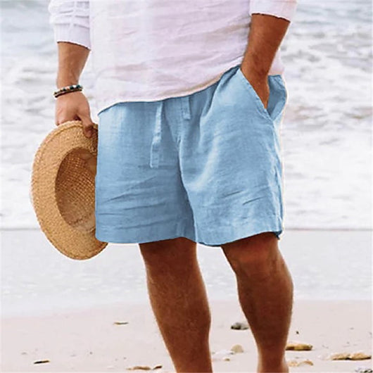 Shorts de Playa Casuales con Cordón y Bolsillos para Hombre - Image 17