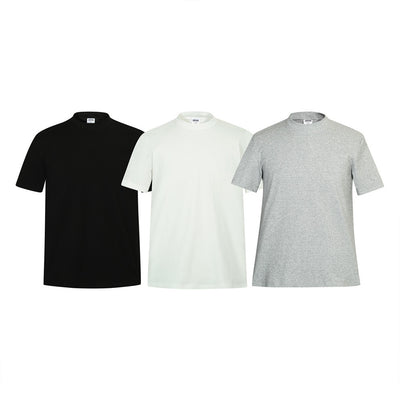 Camiseta Suelta de Manga Corta en Color Sólido para Hombre - Image 30