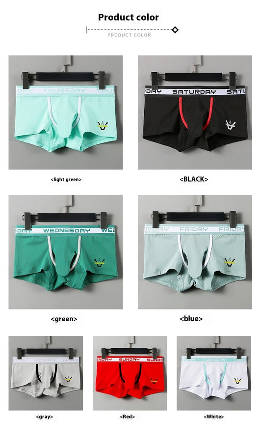 Boxer Briefs de Algodón con Separación de Paquete y Malla Transpirable - Image 18