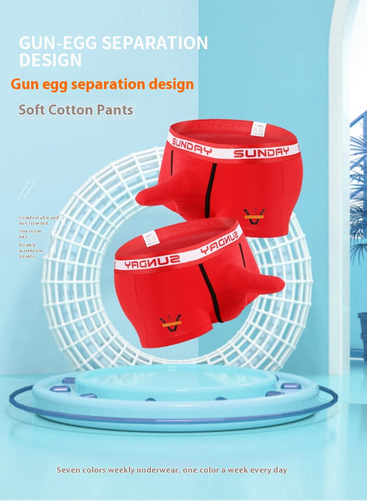 Boxer Briefs de Algodón con Separación de Paquete y Malla Transpirable - Image 20