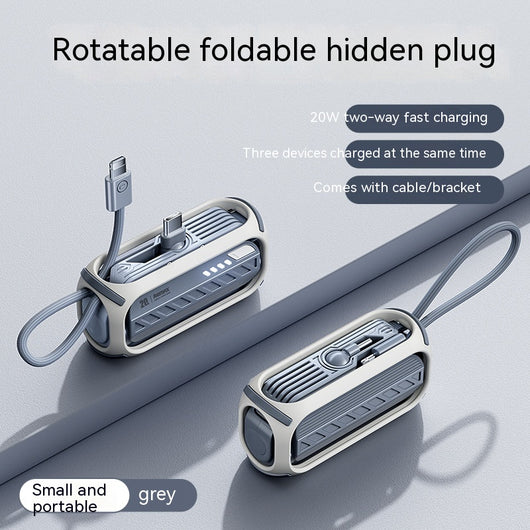 Powerbank Plegable 5000mAh con Carga Rápida 20W y Soporte Integrado - Image 17