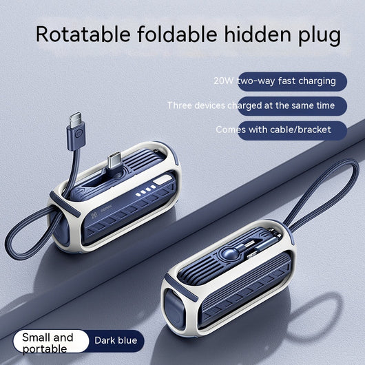 Powerbank Plegable 5000mAh con Carga Rápida 20W y Soporte Integrado - Image 23