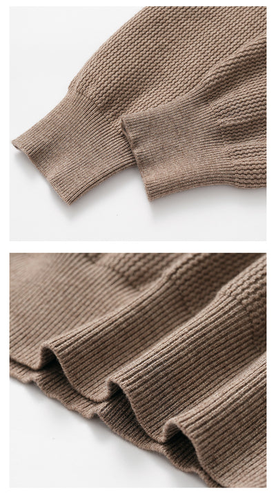 Suéter con Solapa Hombre Otoño Antibolitas Cuello V Manga Larga - Image 19