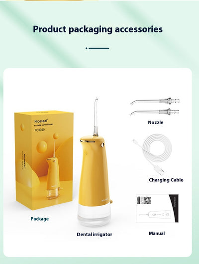 Irrigador Bucal Eléctrico Portátil para Niños - Limpiador de Dientes Multifuncional - Image 25