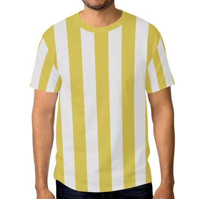 Playera Hombre Cuello Redondo Manga Corta Bloques de Color Estampado 3D - Image 17