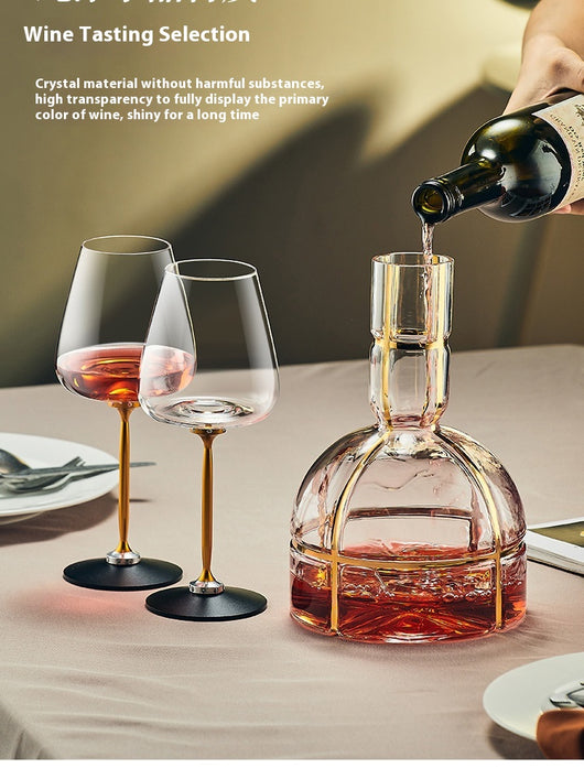 Copas Giratorias Creativas con Decantador - Juego de Vasos Innovadores para el Hogar - Image 12