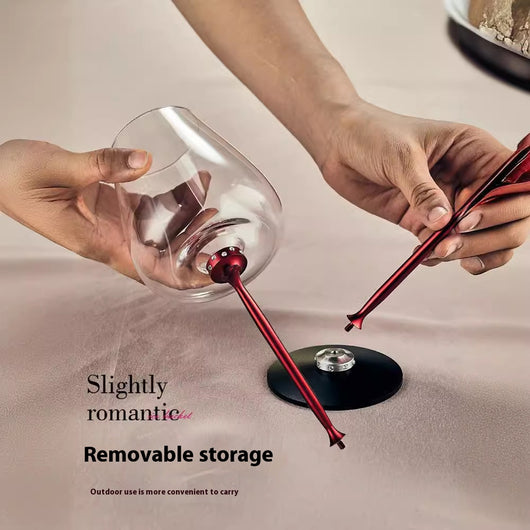 Copas Giratorias Creativas con Decantador - Juego de Vasos Innovadores para el Hogar - Image 17