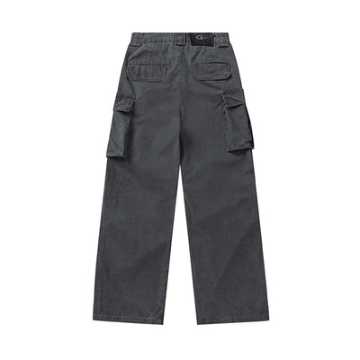 Pantalones Holgados Rectos de Cintura Alta con Pliegues y Detalles Gastados - Image 15