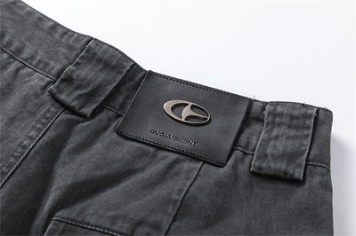 Pantalones Holgados Rectos de Cintura Alta con Pliegues y Detalles Gastados - Image 17