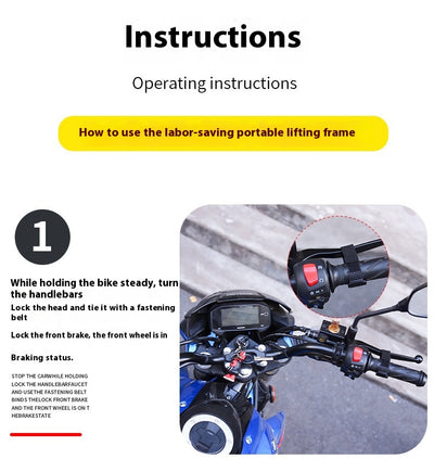 Soporte de Reparación y Mantenimiento para Ruedas de Motocicleta - Image 14