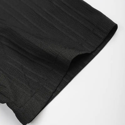 Camisa Ejecutiva a Rayas con Solapa y Pecho Estructurado para Hombre - Image 12