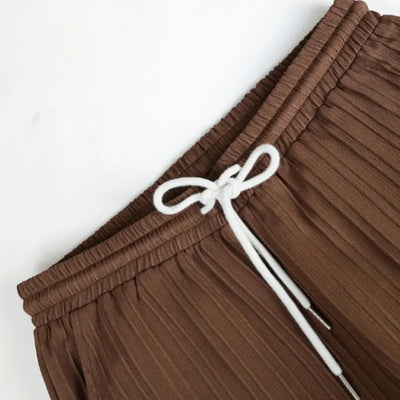 Camisa Ejecutiva a Rayas con Solapa y Pecho Estructurado para Hombre - Image 14